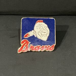 Atlanta Braves Old Indian Logo Pin, MLB Pinback Button, Baseball‎ Collectible
